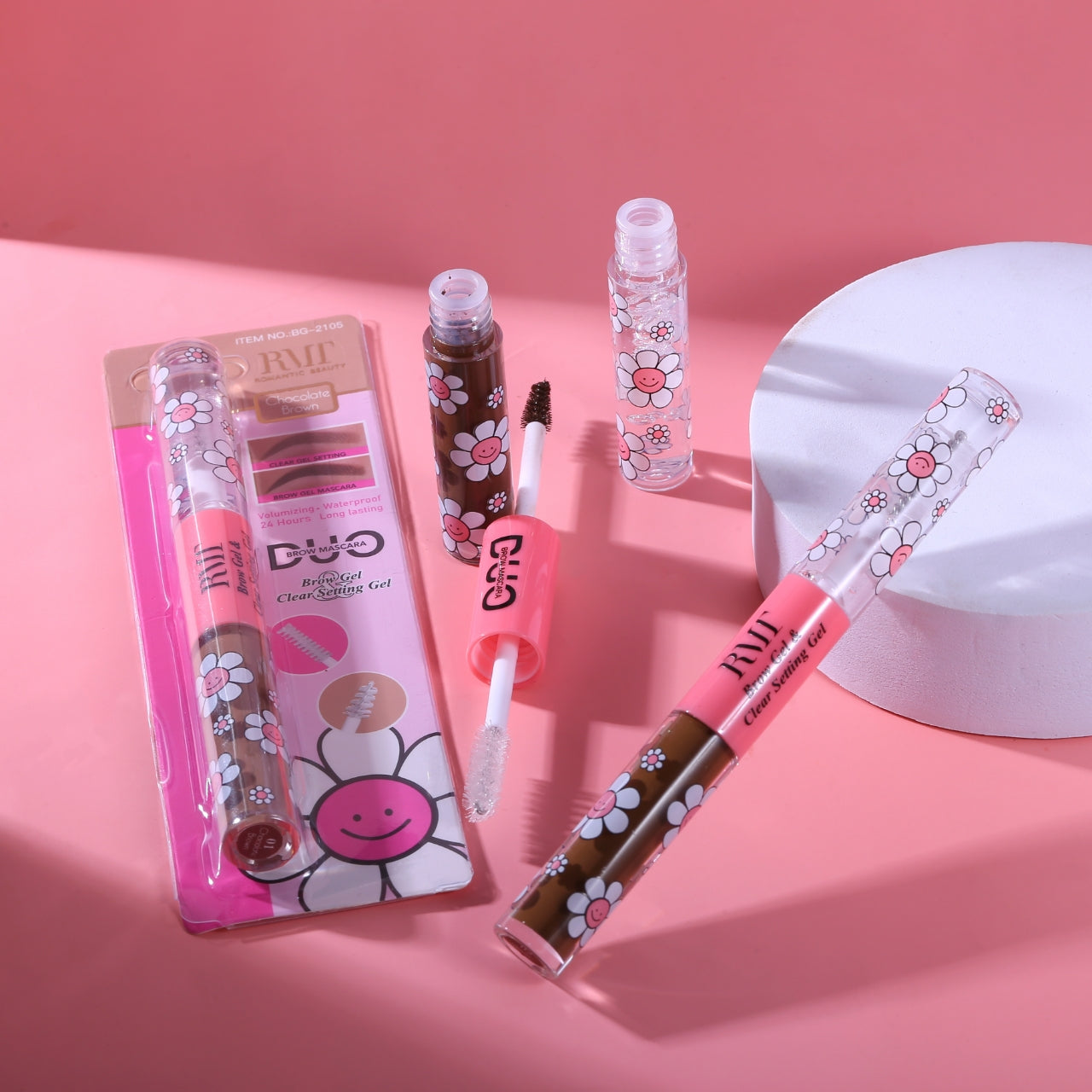 Brow Mascara + Clear Setting Gel DUO